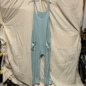 Light Blue Sleeveless Jumpsuit